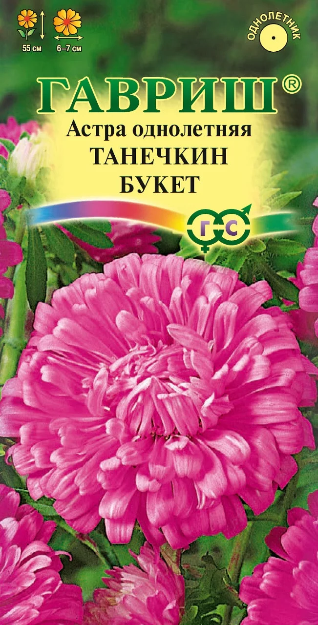Астра Танечкин букет, однолетняя (воронежская кармин) 0,3 г