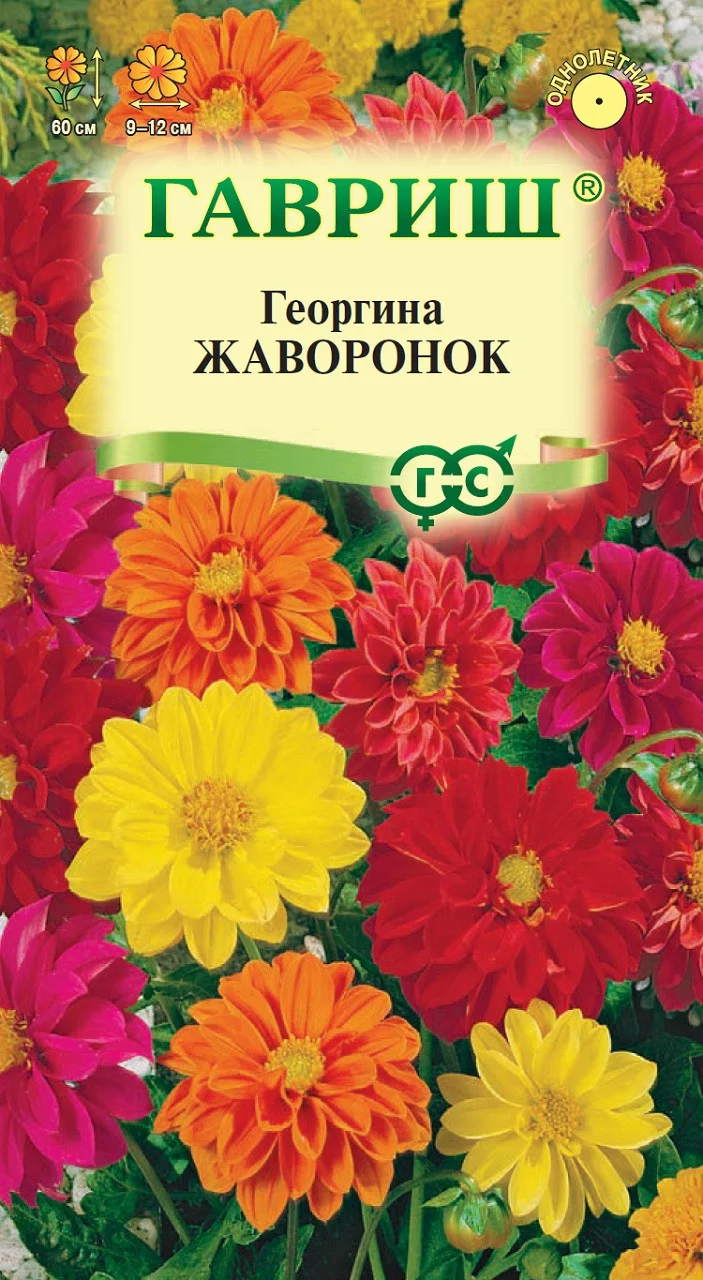 Георгина Жаворонок, смесь 0,3 г