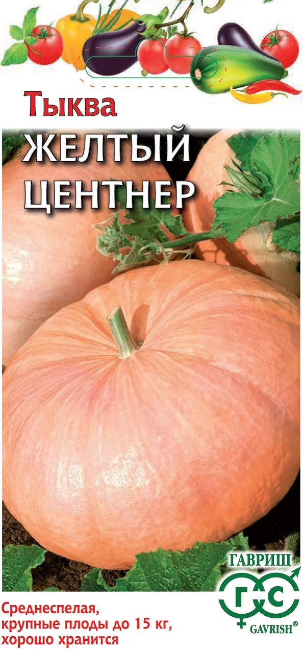 Тыква Желтый центнер 2 г
