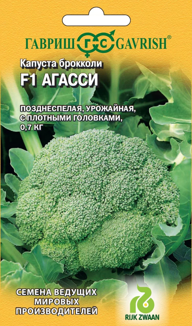 Капуста брокколи Агасси F1 10 шт