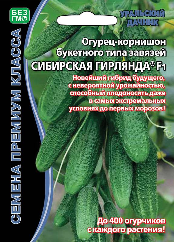 Огурец Сибирская гирлянда F1